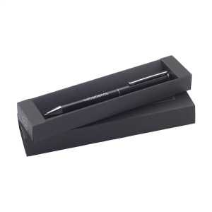 Stylo à bille avec recharge d'encre bleue en aluminium recyclé