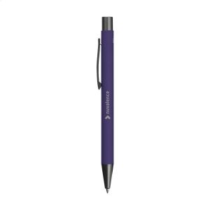 Stylo à bille à encre bleue en aluminium recyclé 23