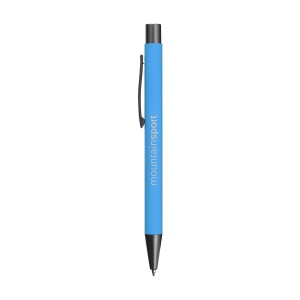 Stylo à bille à encre bleue en aluminium recyclé 24