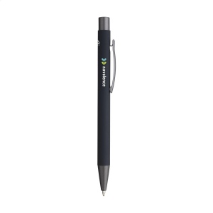 Stylo à bille à encre bleue en aluminium recyclé 27