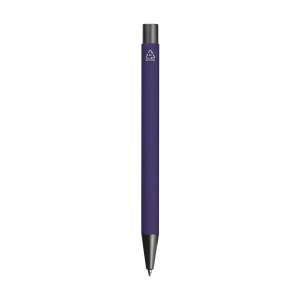 Stylo à bille à encre bleue en aluminium recyclé 47