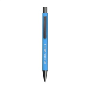 Stylo à bille à encre bleue en aluminium recyclé 12