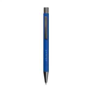 Stylo à bille à encre bleue en aluminium recyclé 2