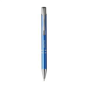 Stylo à bille à encre bleue en aluminium recyclé 23