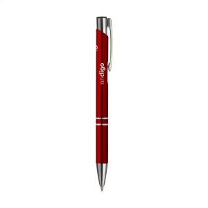 Stylo à bille à encre bleue en aluminium recyclé 27