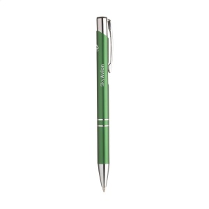 Stylo à bille à encre bleue en aluminium recyclé 33