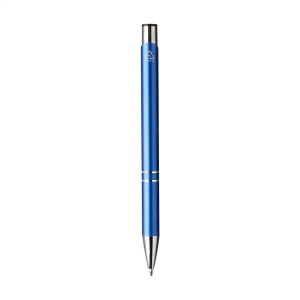 Stylo à bille à encre bleue en aluminium recyclé 41