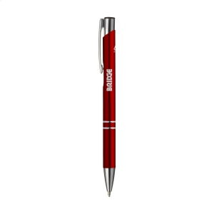 Stylo à bille à encre bleue en aluminium recyclé 5