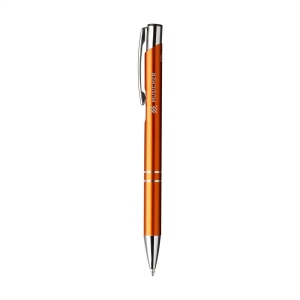 Stylo à bille à encre bleue en aluminium recyclé