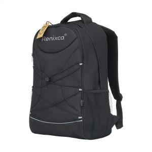 Sac à dos en RPET 600D robuste avec 2 poches zippées 3