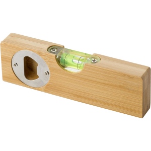 Niveau à bulle en bambou avec décapsuleur Sherry 2