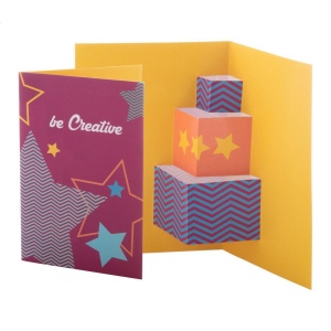 Dimensions Carte de Noël 3D, sapin de Noël 3