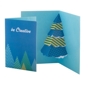 Dimensions Carte de Noël 3D, sapin de Noël