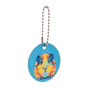 Felty porte-clé personnalisé, rond