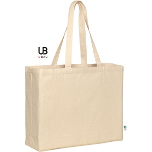 Tote bag 220grs coton bio avec soufflets : borneo 2