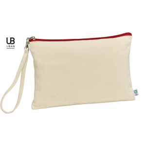 Pochette 220grs coton bio zippée : marylin 2