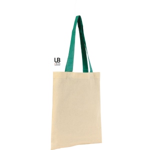 Petit tote bag 130grs coton avec anses de couleurs : sarasota 10
