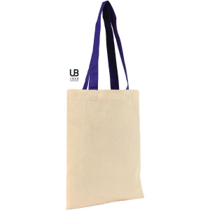 Petit tote bag 130grs coton avec anses de couleurs : sarasota 4