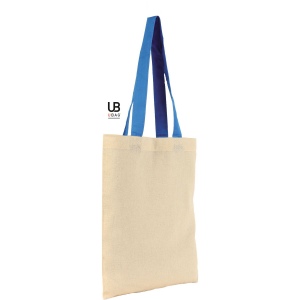 Petit tote bag 130grs coton avec anses de couleurs : sarasota 9