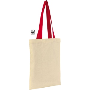 Petit tote bag 130grs coton avec anses de couleurs : sarasota 2