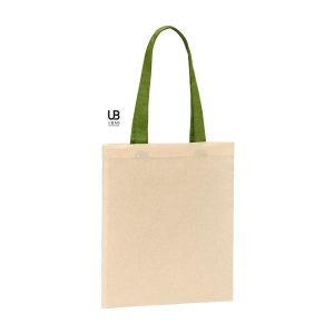 Petit tote bag 130grs coton avec anses de couleurs : sarasota