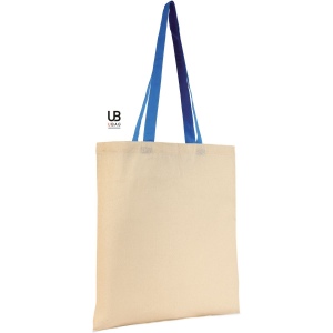 Tote bag 130grs coton avec anses de couleurs : atlanta 9