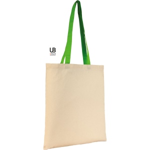 Tote bag 130grs coton avec anses de couleurs : atlanta 2