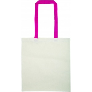Tote bag 130grs coton avec anses de couleurs : atlanta 5