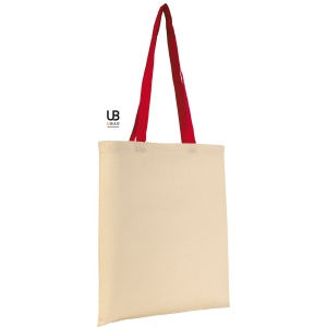 Tote bag 130grs coton avec anses de couleurs : atlanta 6