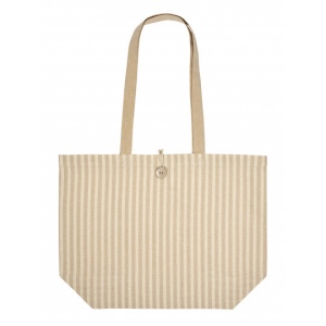 Sac shopping 180grs coton rayé : mykonos 3