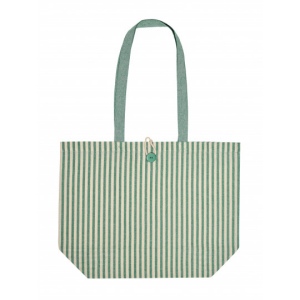 Sac shopping 180grs coton rayé : mykonos 2