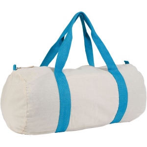 Sac polochon 170grs coton avec anses de couleurs : palma 5