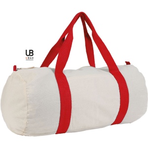 Sac polochon 170grs coton avec anses de couleurs : palma 3
