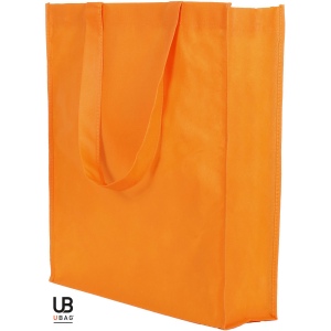 Tote bag avec soufflet uni et bi-couleur 80grs non tissé avec soufflets : monte carlo 4