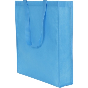 Tote bag avec soufflet uni et bi-couleur 80grs non tissé avec soufflets : monte carlo 10