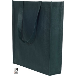 Tote bag avec soufflet uni et bi-couleur 80grs non tissé avec soufflets : monte carlo 3