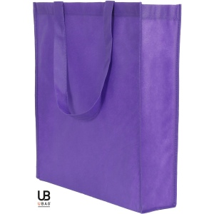 Tote bag avec soufflet uni et bi-couleur 80grs non tissé avec soufflets : monte carlo 6
