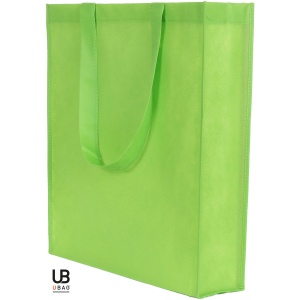 Tote bag avec soufflet uni et bi-couleur 80grs non tissé avec soufflets : monte carlo 7