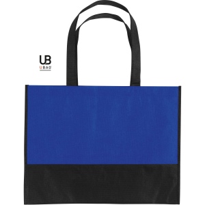 Sac shopping bi-couleur 80grs non tissé avec soufflets : tel-aviv 2