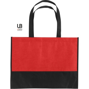 Sac shopping bi-couleur 80grs non tissé avec soufflets : tel-aviv 5