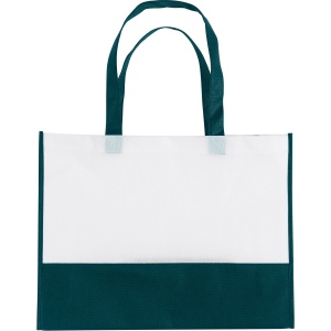 Sac shopping bi-couleur 80grs non tissé avec soufflets : tel-aviv