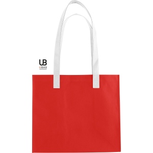 Sac shopping 80 grs non tissé avec soufflets : barcelona 2