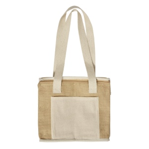 Sac isotherme jute avec poche coton : calgary 2