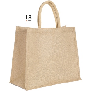 Sac shopping en jute avec anses rondes : copacabana