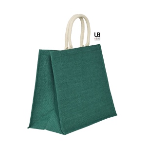 Sac shopping en jutes couleurs avec anses rondes : kos 3