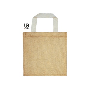 Sac shopping en jute avec anses en coton plates : havana 3