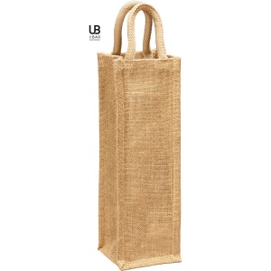 Sac bouteille en jute scintillante lurex avec anses rondes : vienna 2