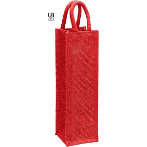 Sac bouteille en jute scintillante lurex avec anses rondes : vienna