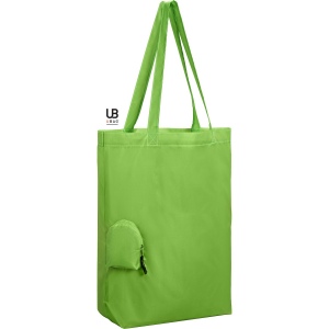 Sac pliable t-bottom 190t polyester avec poche zippée : jane 6
