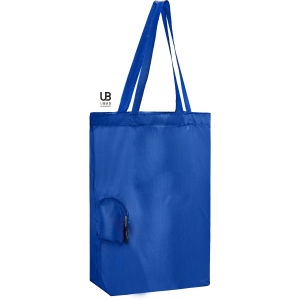 Sac pliable t-bottom 190t polyester avec poche zippée : jane 3